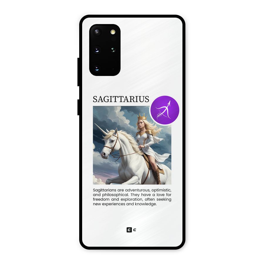 Sparkling Sagittarius Metal Back Case for Galaxy S20 Plus