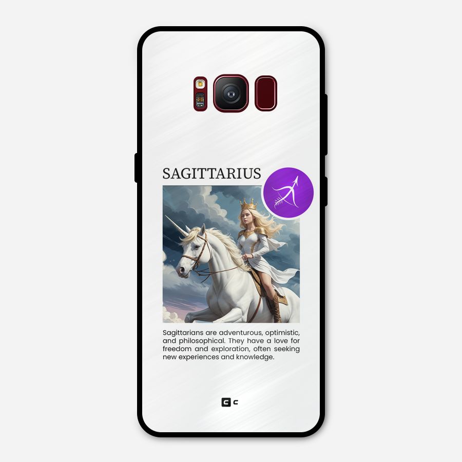 Sparkling Sagittarius Metal Back Case for Galaxy S8