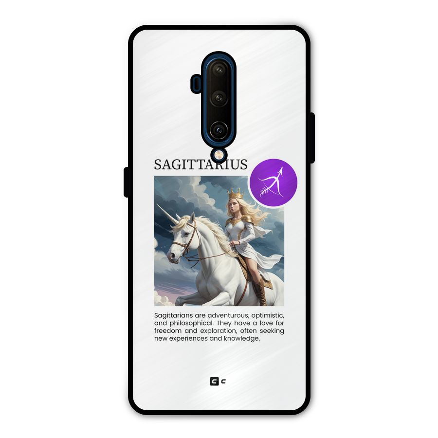 Sparkling Sagittarius Metal Back Case for OnePlus 7T Pro