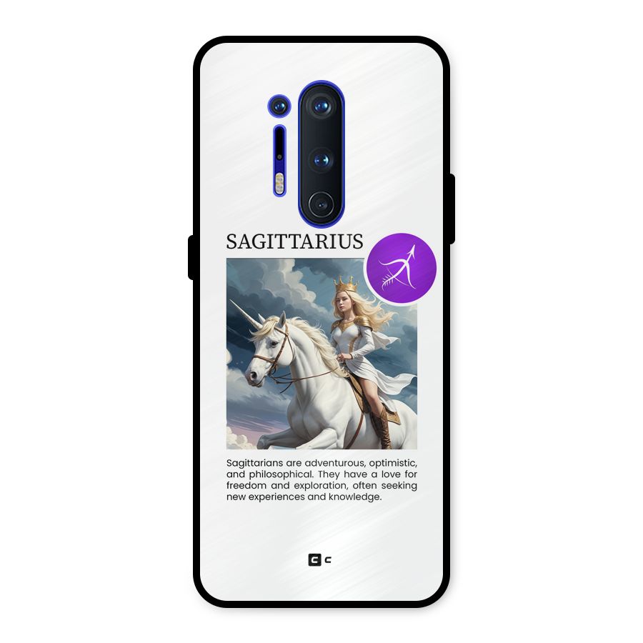 Sparkling Sagittarius Metal Back Case for OnePlus 8 Pro