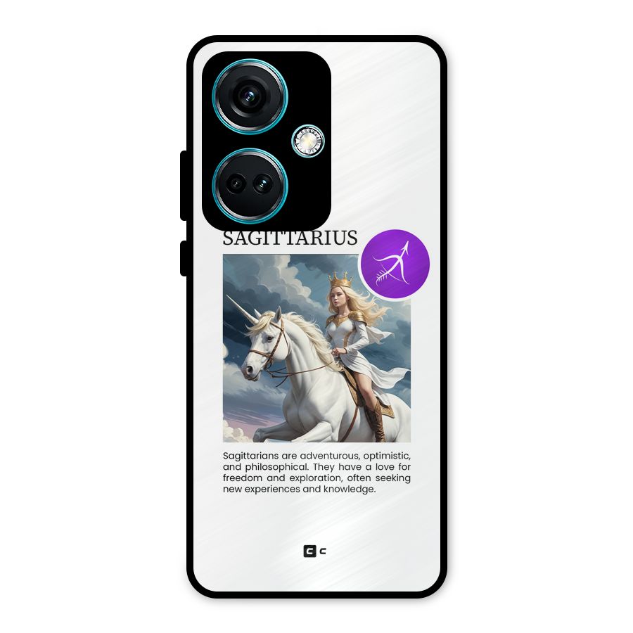 Sparkling Sagittarius Metal Back Case for OnePlus Nord CE 3 5G