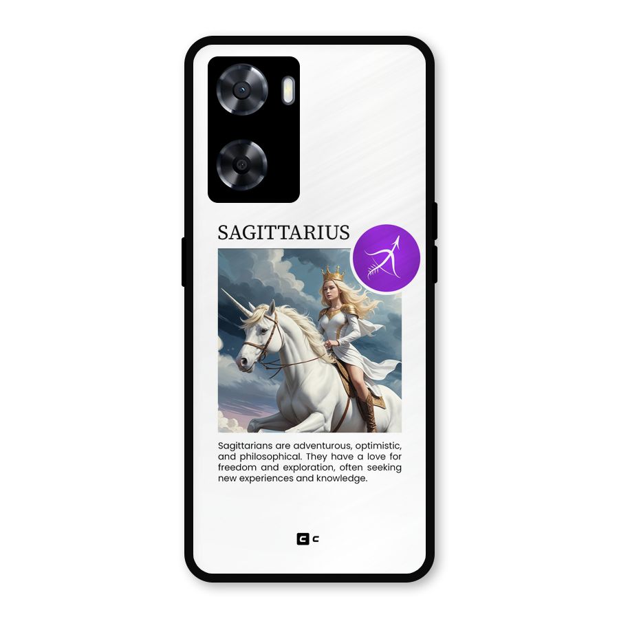 Sparkling Sagittarius Metal Back Case for OnePlus Nord N20 SE