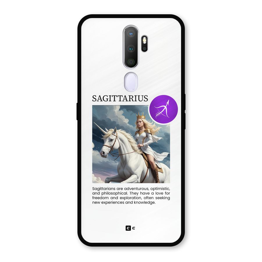 Sparkling Sagittarius Metal Back Case for Oppo A5 (2020)