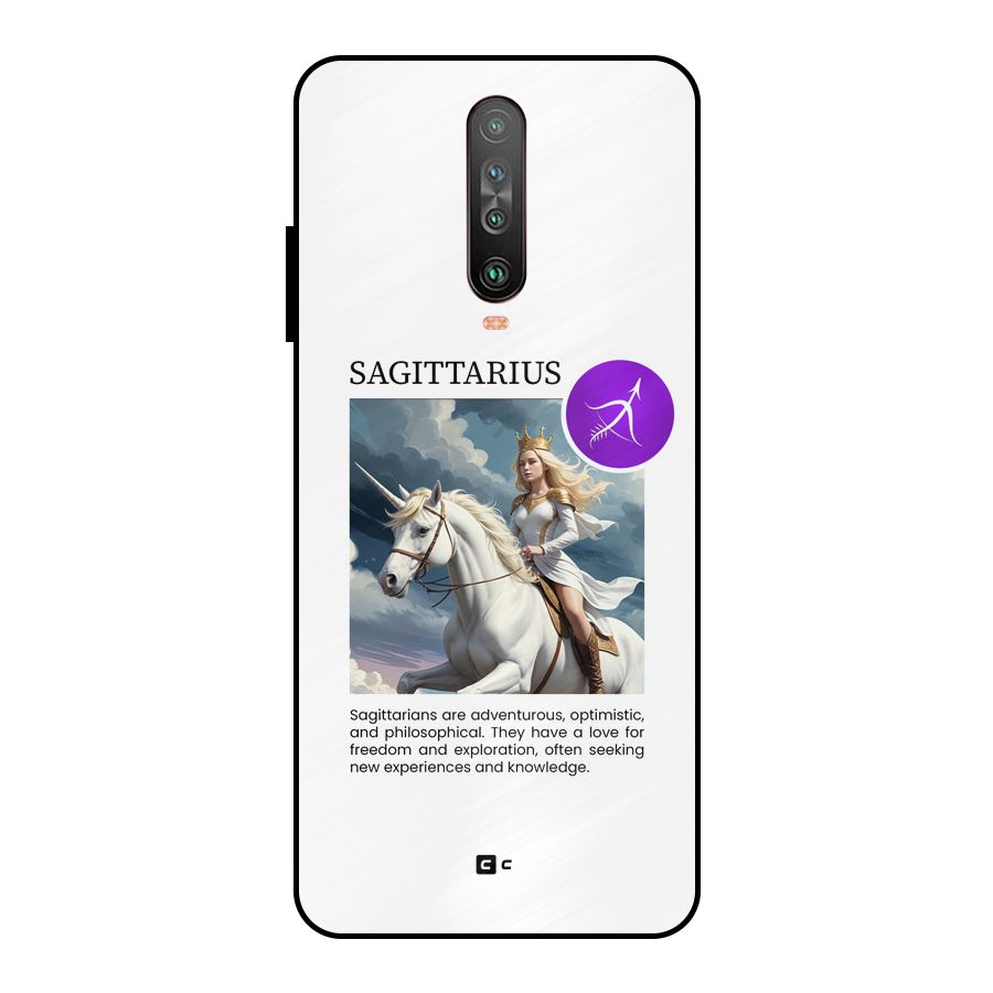 Sparkling Sagittarius Metal Back Case for Poco X2