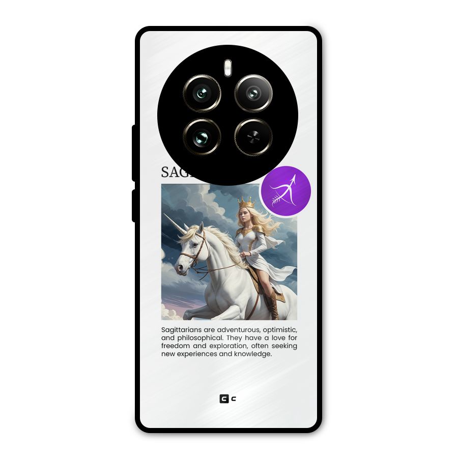 Sparkling Sagittarius Metal Back Case for Realme 12 Pro