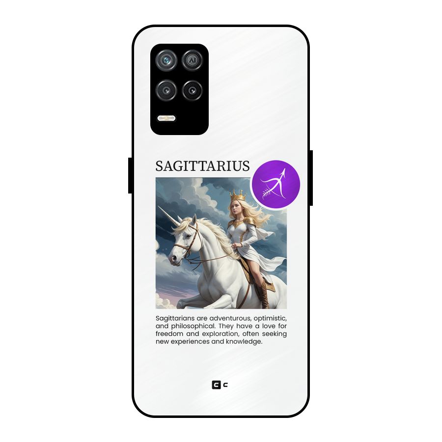Sparkling Sagittarius Metal Back Case for Realme 8s 5G