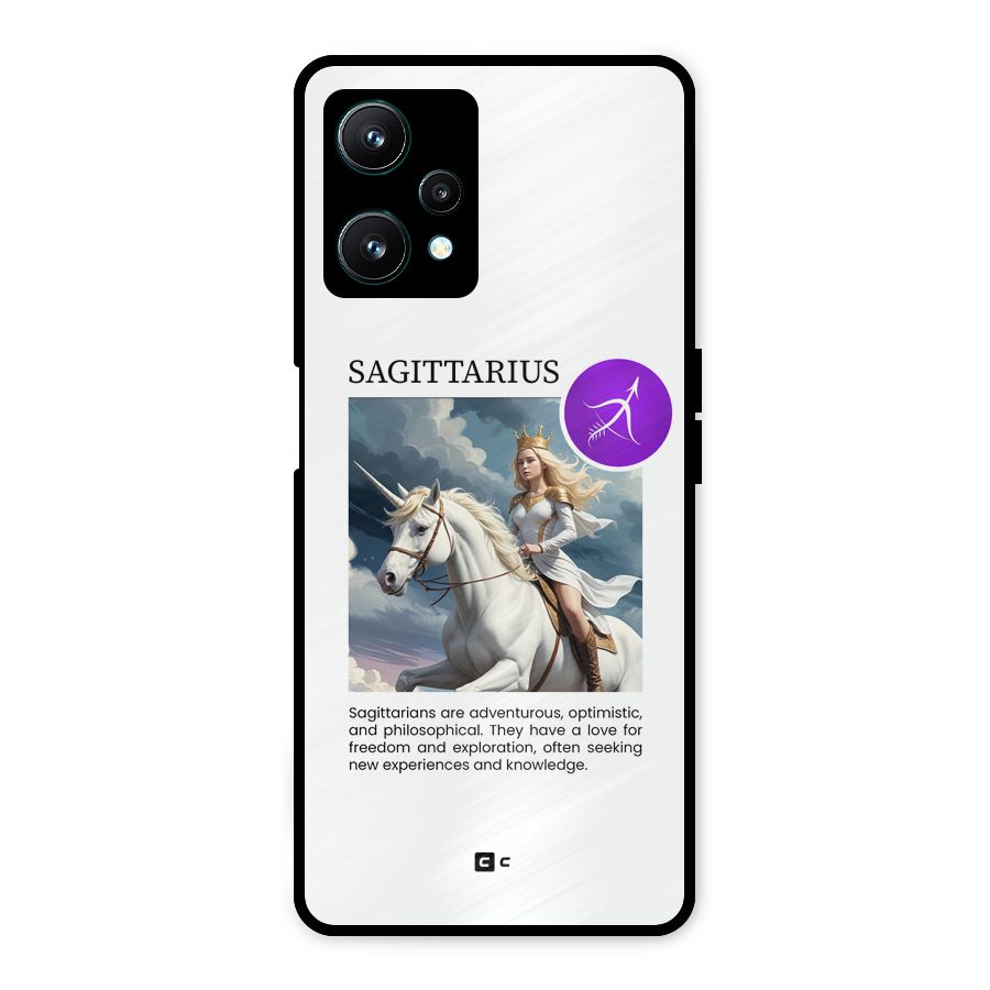 Sparkling Sagittarius Metal Back Case for Realme 9 Pro 5G