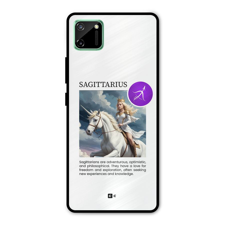 Sparkling Sagittarius Metal Back Case for Realme C11
