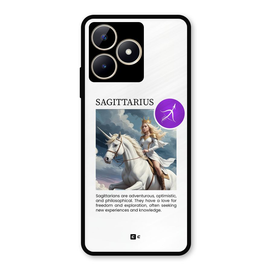 Sparkling Sagittarius Metal Back Case for Realme C53
