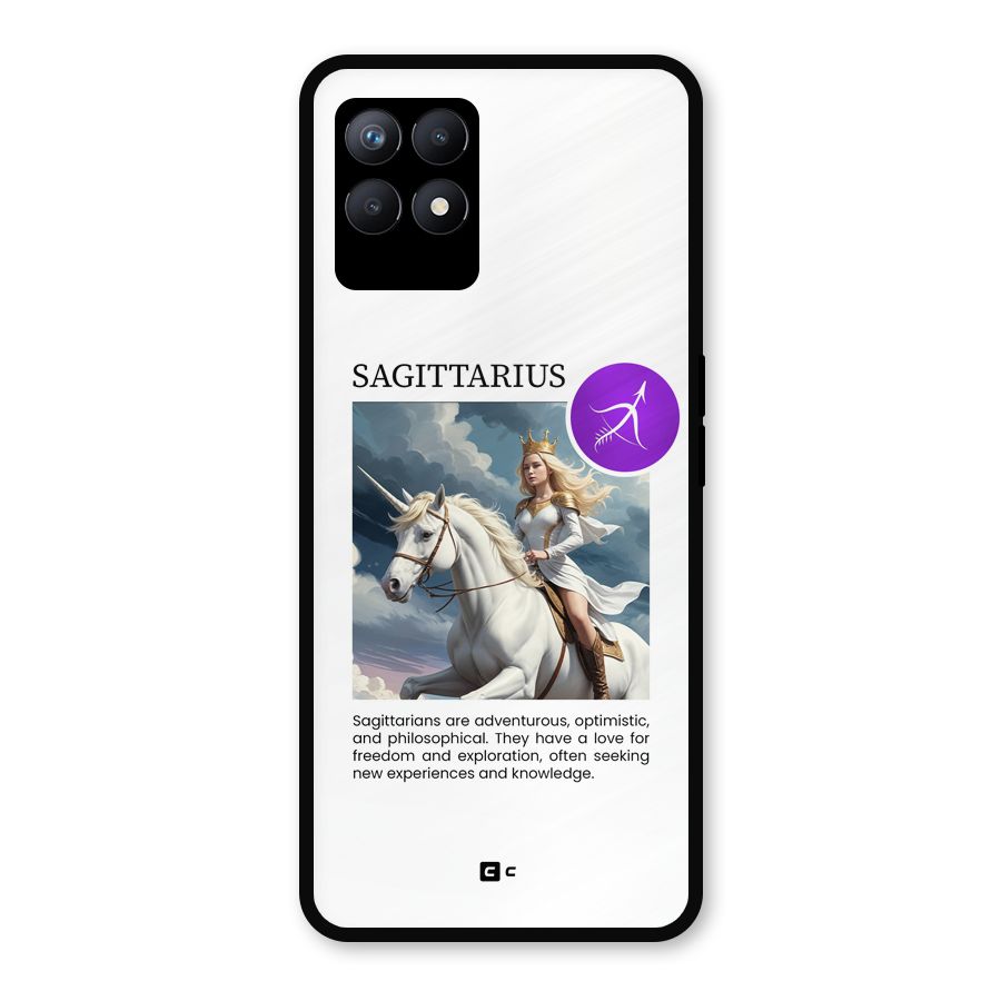 Sparkling Sagittarius Metal Back Case for Realme Narzo 50