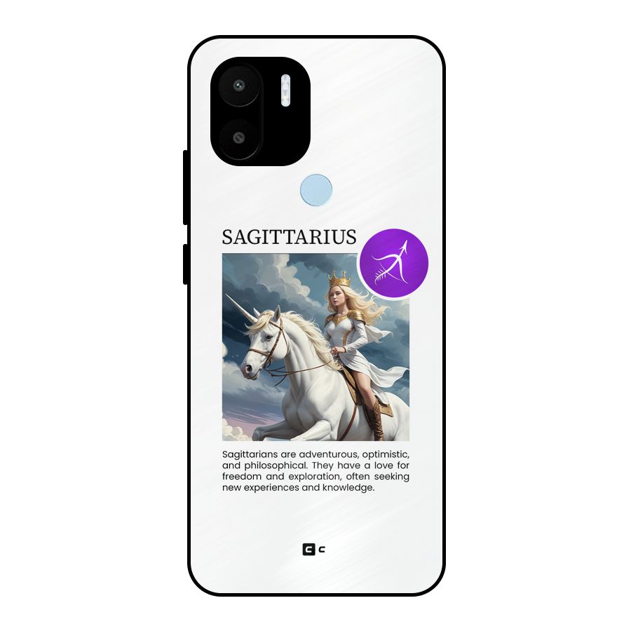 Sparkling Sagittarius Metal Back Case for Redmi A2 Plus
