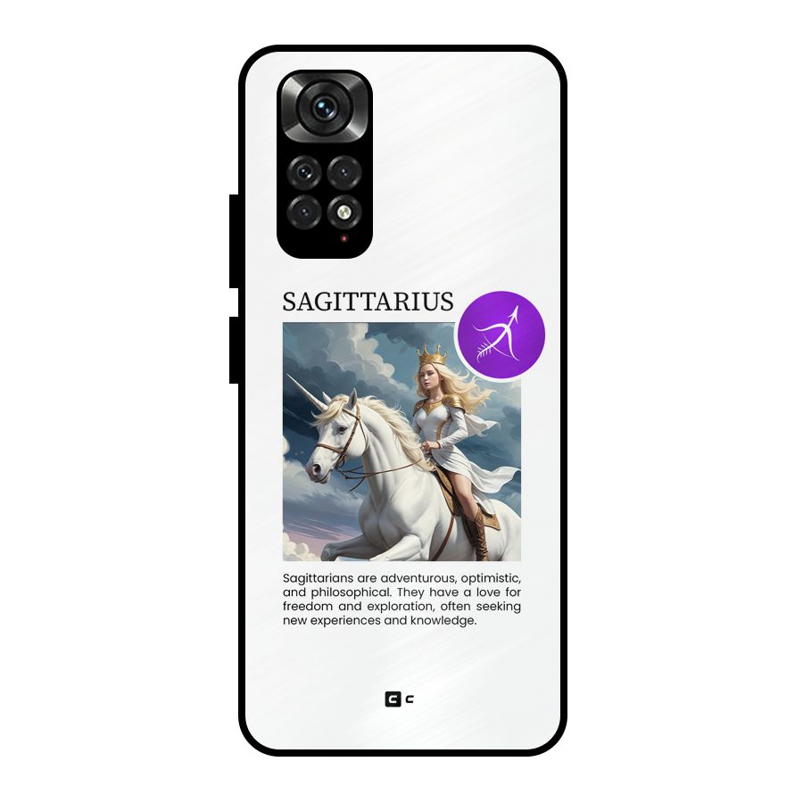 Sparkling Sagittarius Metal Back Case for Redmi Note 11 Pro