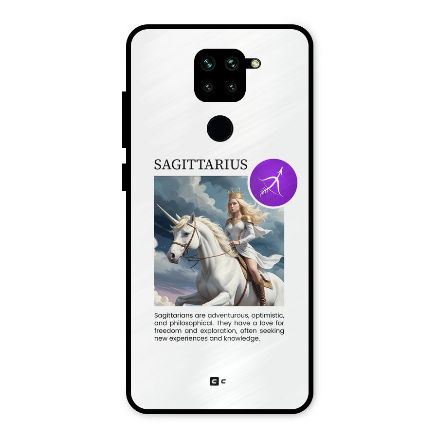 Sparkling Sagittarius Metal Back Case for Redmi Note 9