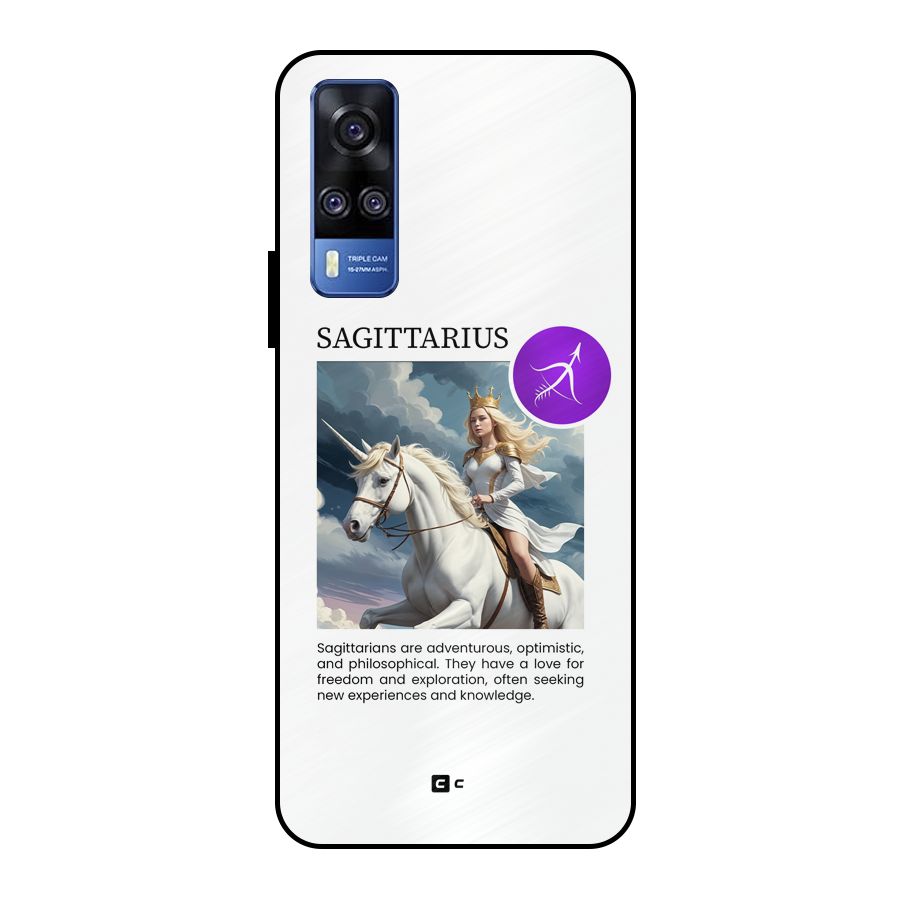 Sparkling Sagittarius Metal Back Case for Vivo Y51