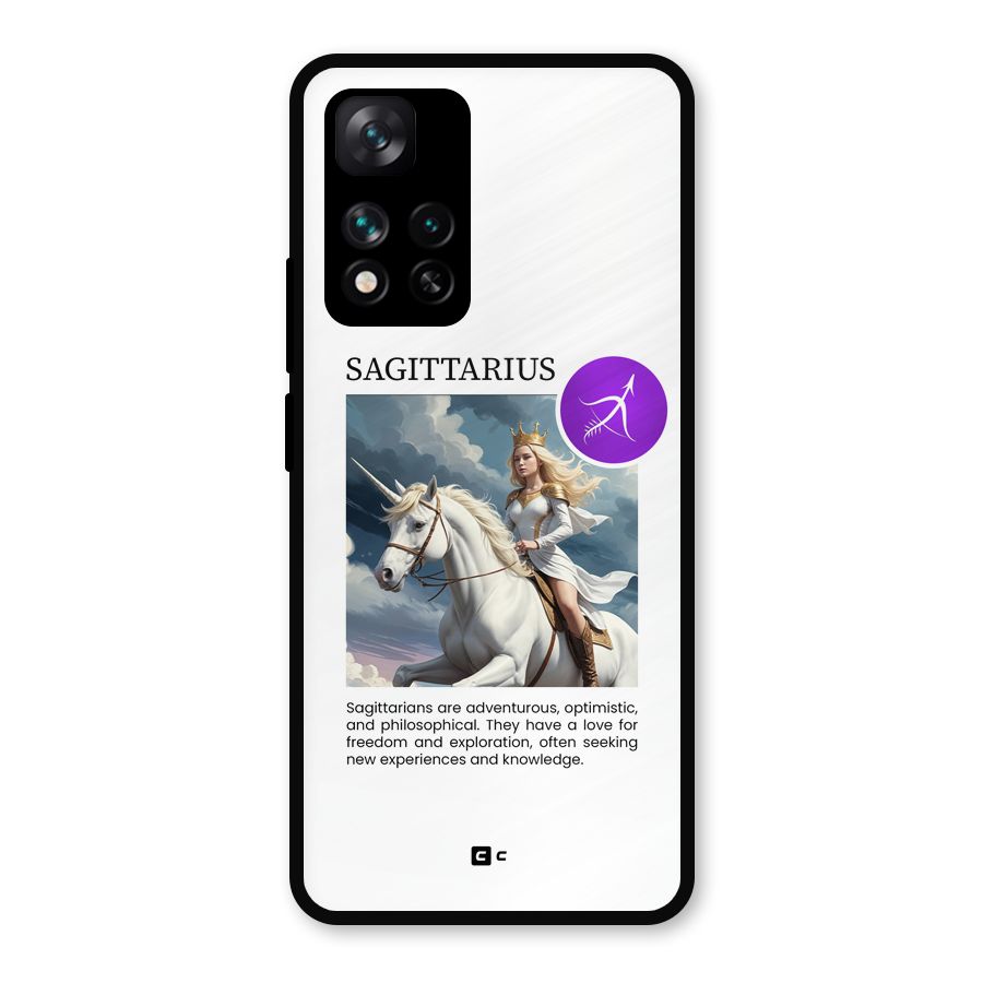 Sparkling Sagittarius Metal Back Case for Xiaomi 11i Hypercharge 5G