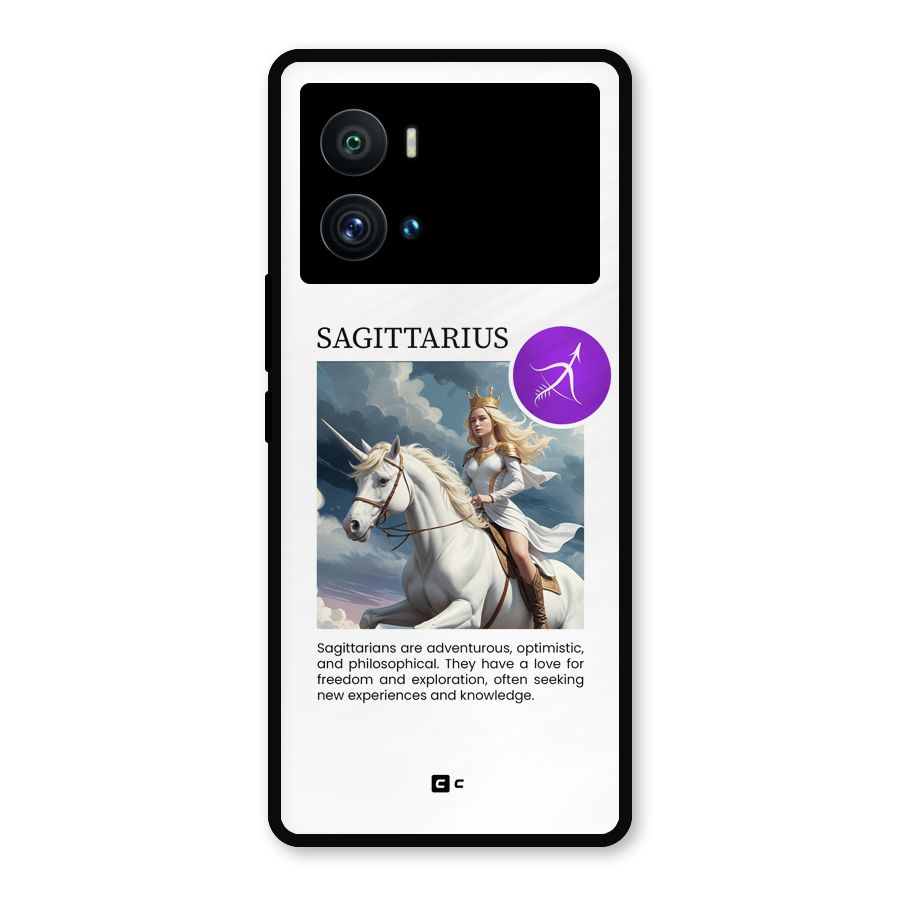Sparkling Sagittarius Metal Back Case for iQOO 9 Pro