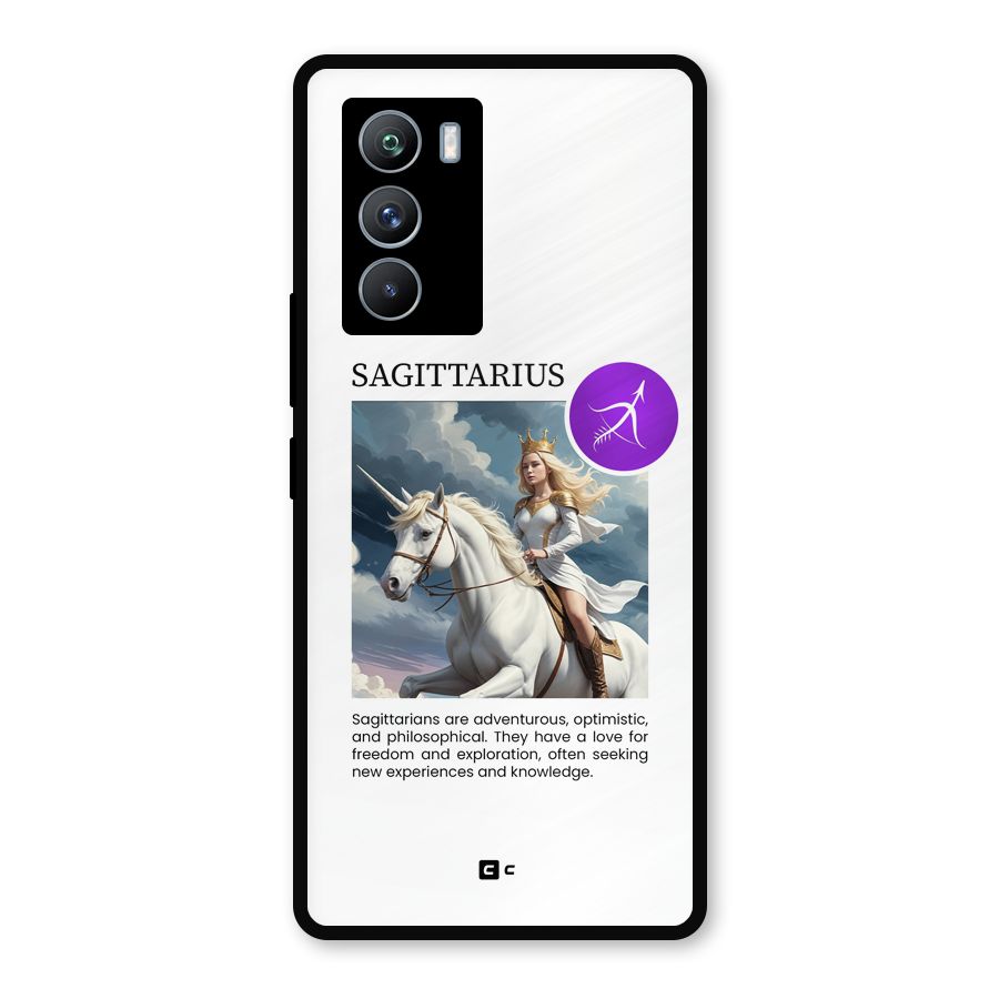 Sparkling Sagittarius Metal Back Case for iQOO 9 SE