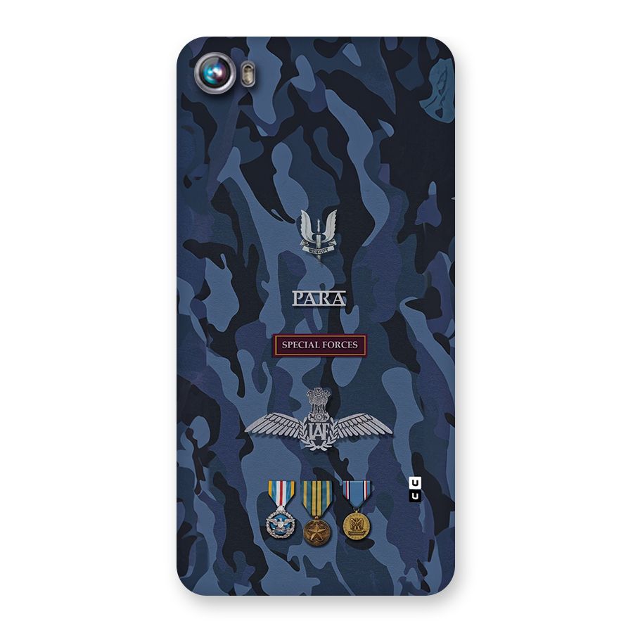 Special Forces Badge Back Case for Canvas Fire 4 (A107)