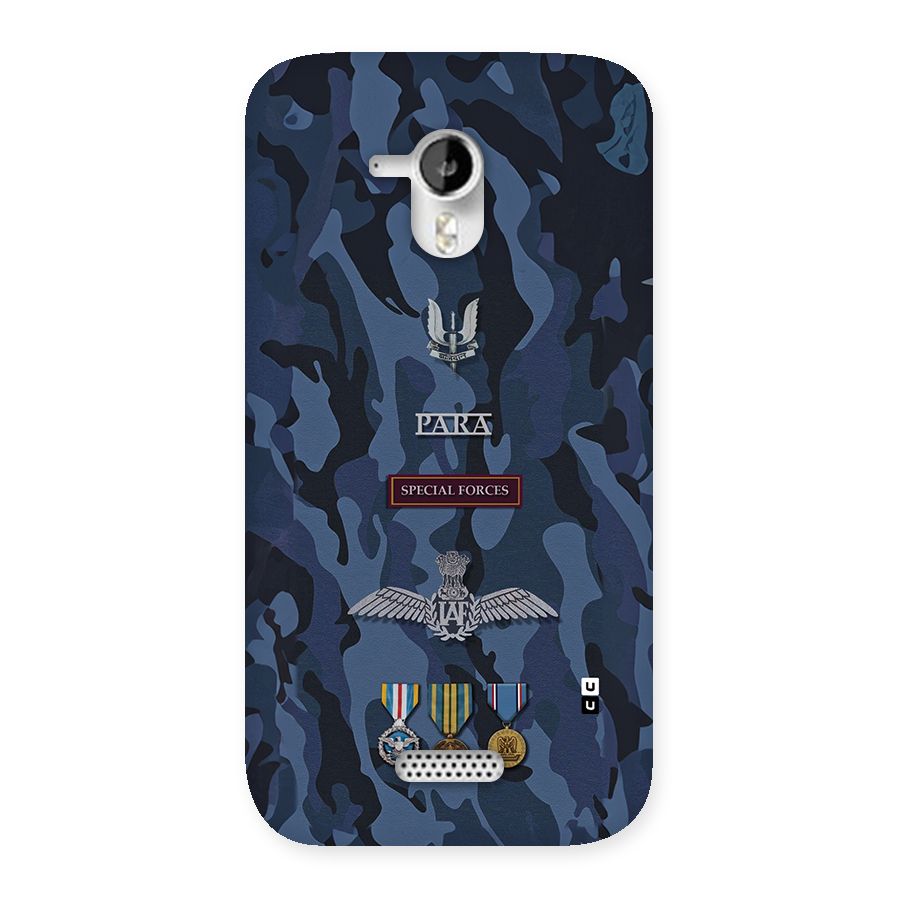 Special Forces Badge Back Case for Canvas HD A116