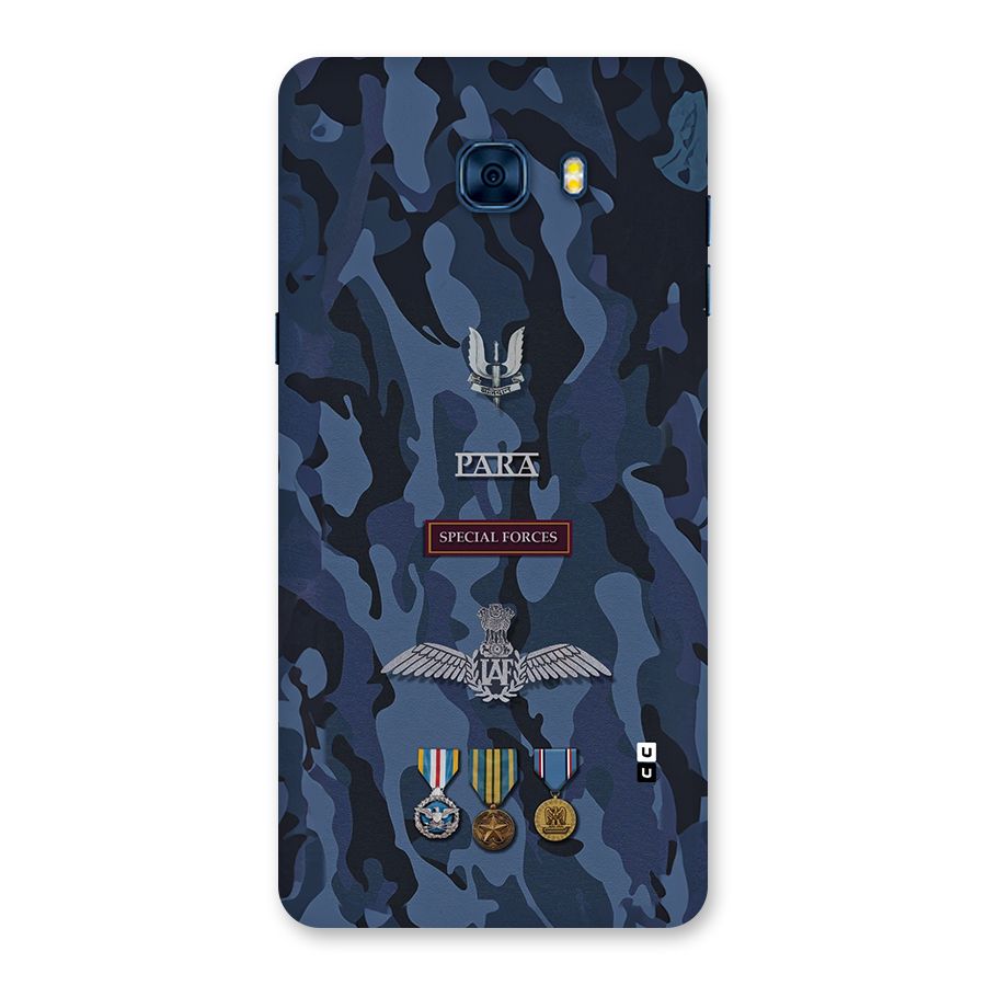 Special Forces Badge Back Case for Galaxy C7 Pro