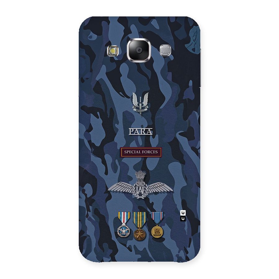 Special Forces Badge Back Case for Galaxy E5