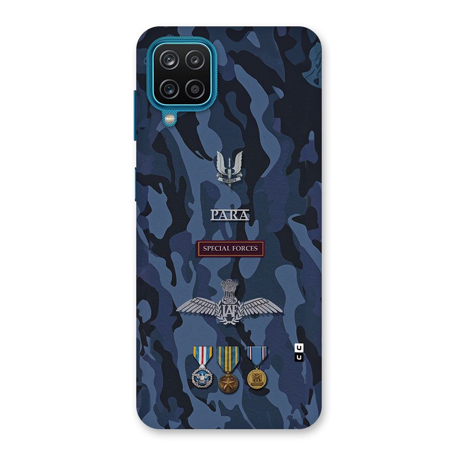 Special Forces Badge Back Case for Galaxy M12