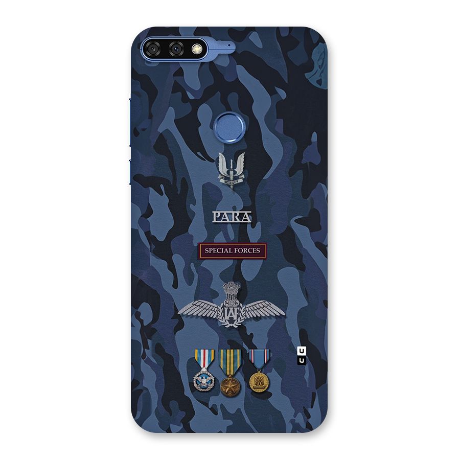 Special Forces Badge Back Case for Honor 7C
