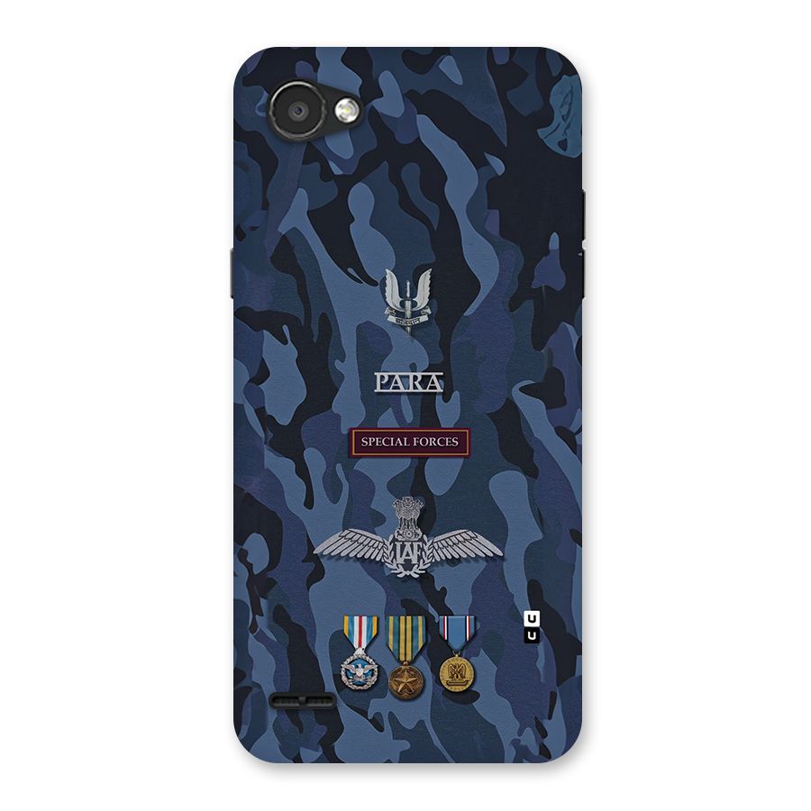 Special Forces Badge Back Case for LG Q6