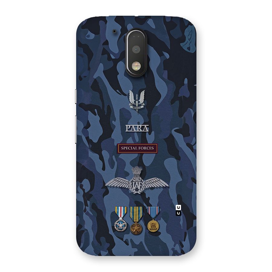 Special Forces Badge Back Case for Moto G4