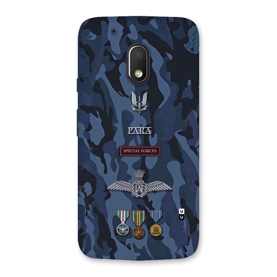 Special Forces Badge Back Case for Moto G4 Play