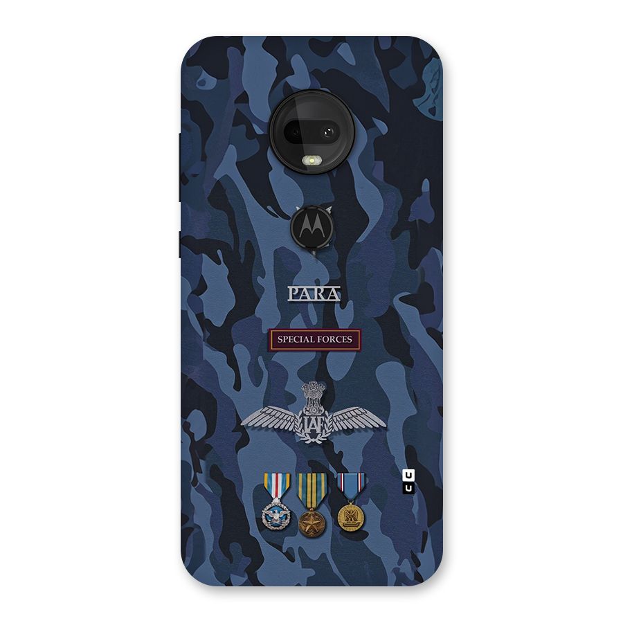Special Forces Badge Back Case for Moto G7