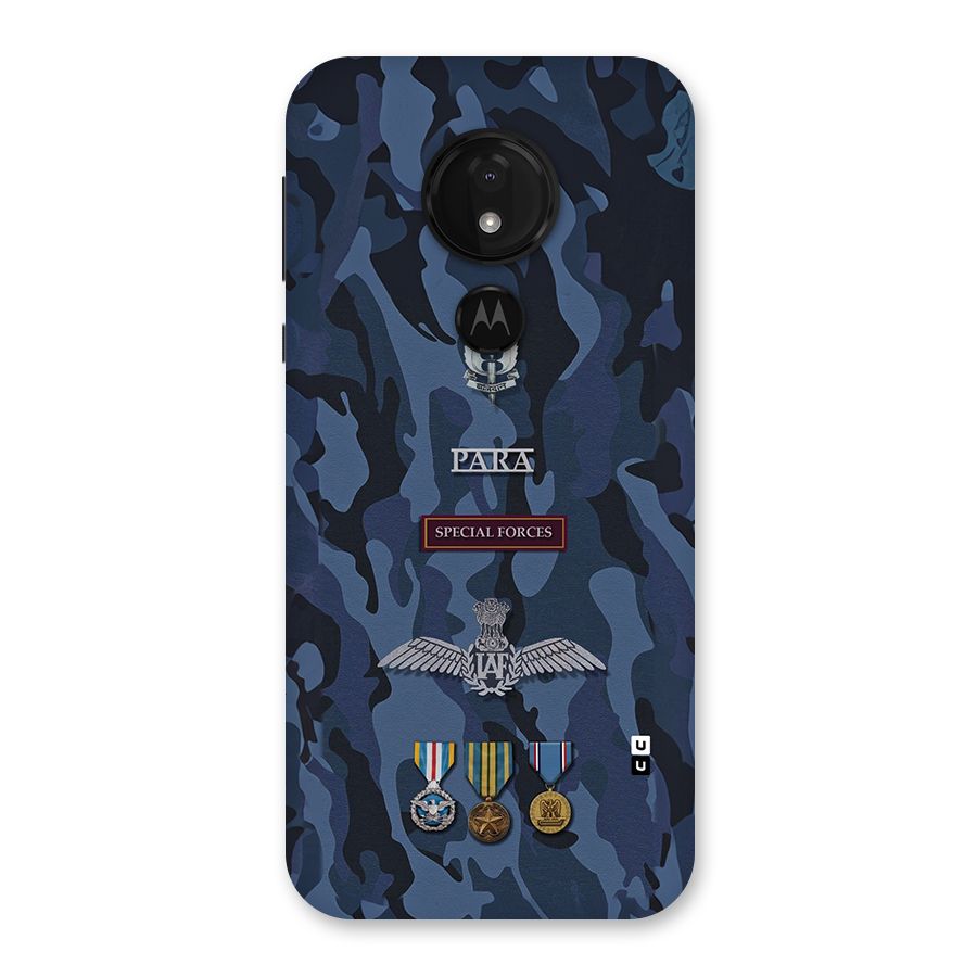 Special Forces Badge Back Case for Moto G7 Power