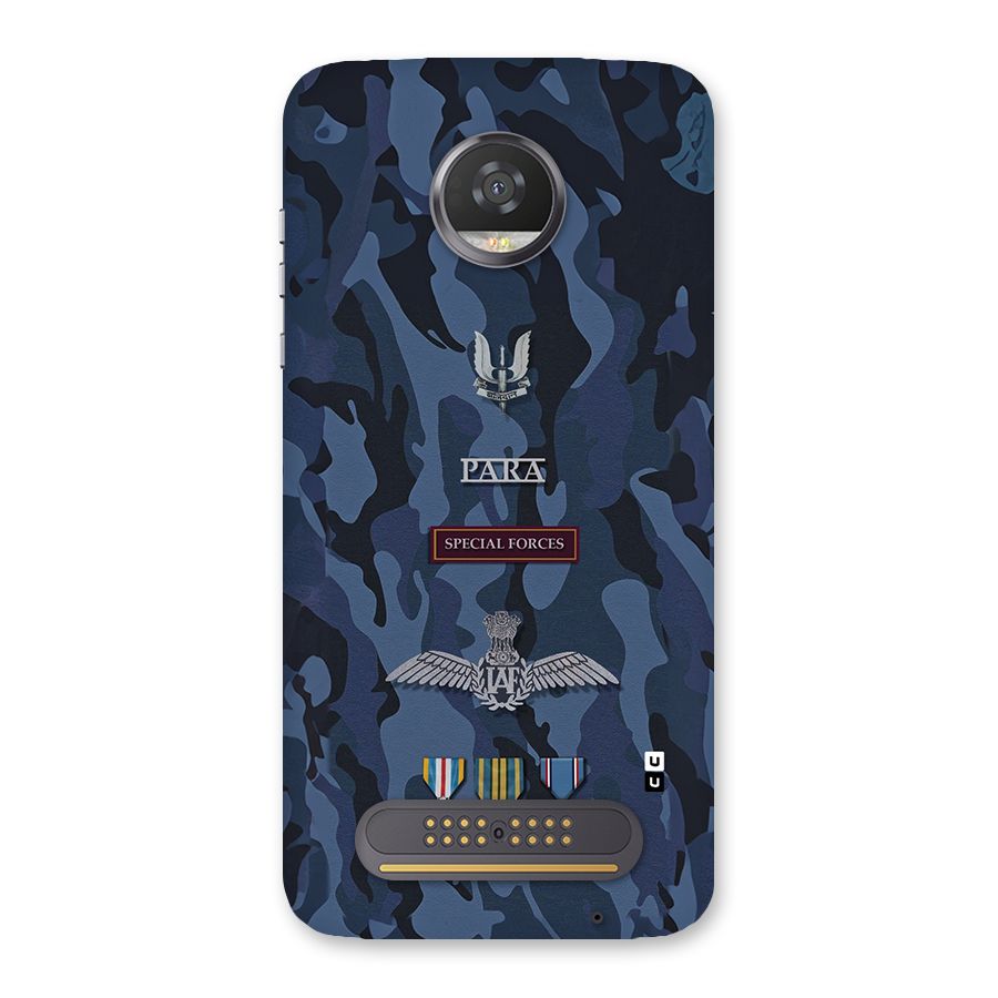 Special Forces Badge Back Case for Moto Z2 Play