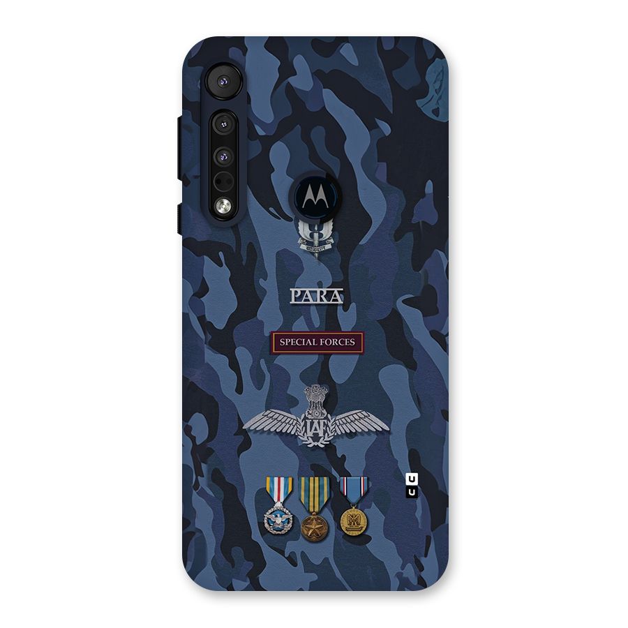 Special Forces Badge Back Case for Motorola One Macro