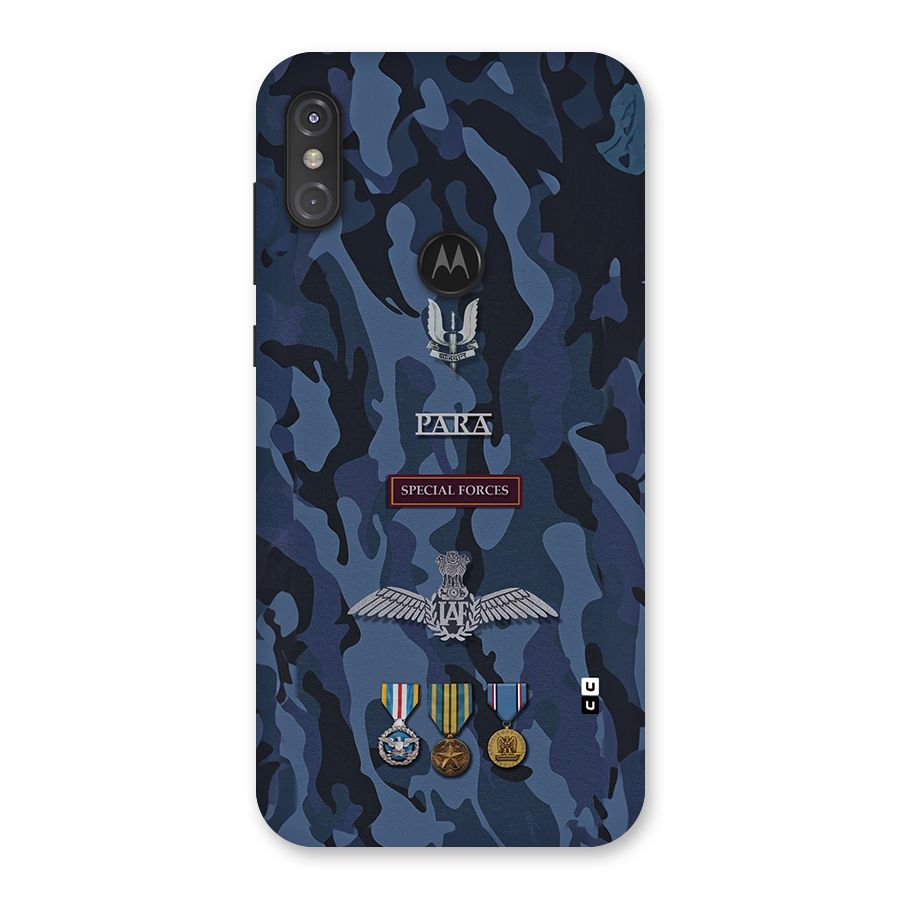 Special Forces Badge Back Case for Motorola One Power