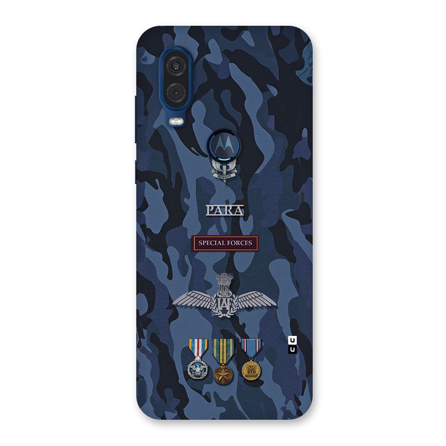 Special Forces Badge Back Case for Motorola One Vision