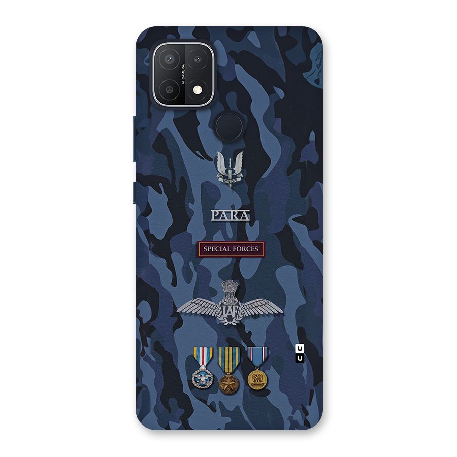 Special Forces Badge Back Case for Oppo A15