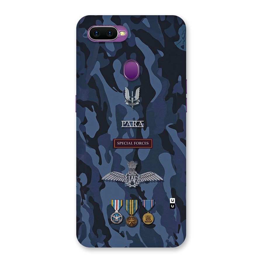 Special Forces Badge Back Case for Oppo F9