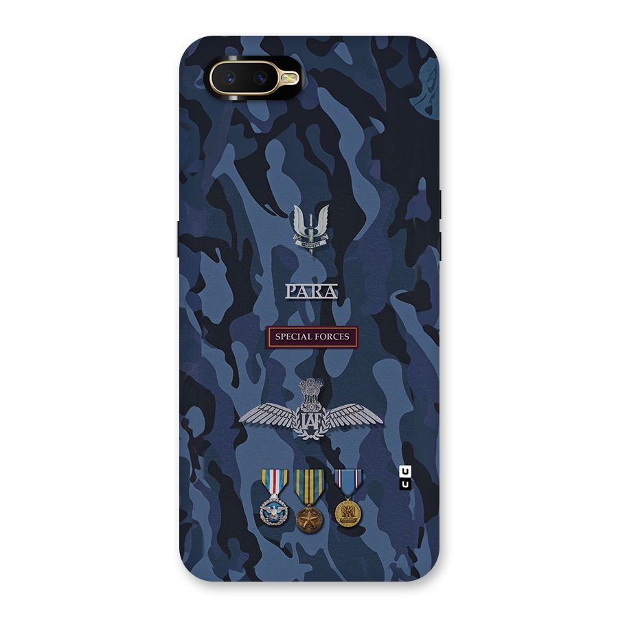 Special Forces Badge Back Case for Oppo K1