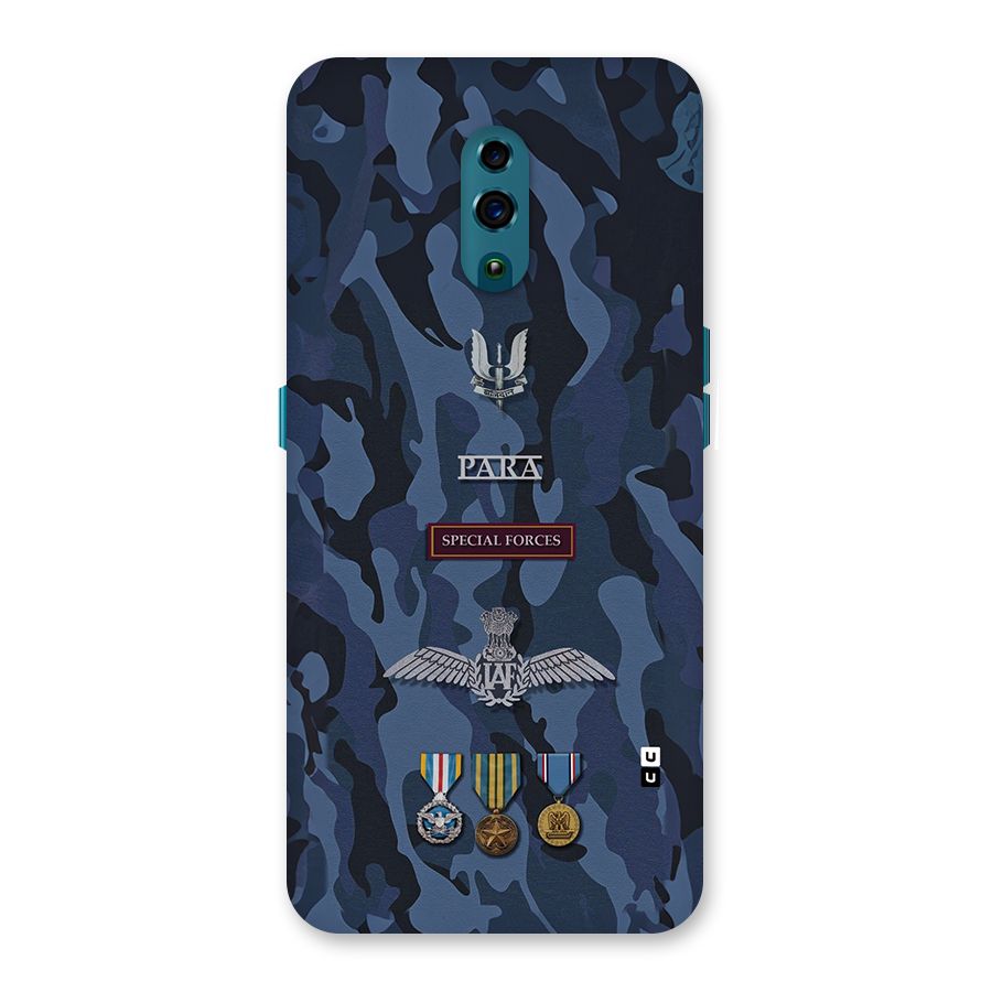 Special Forces Badge Back Case for Oppo Reno