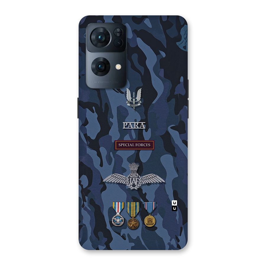 Special Forces Badge Back Case for Oppo Reno7 Pro 5G