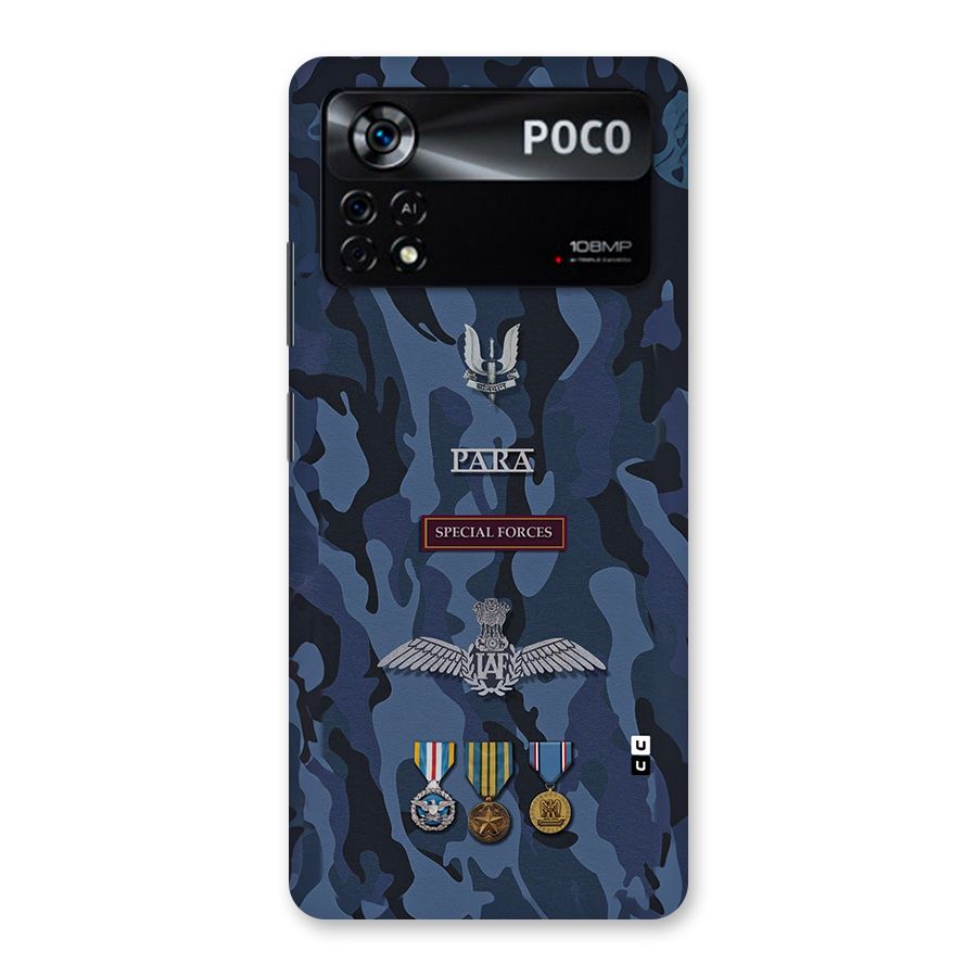 Special Forces Badge Back Case for Poco X4 Pro 5G