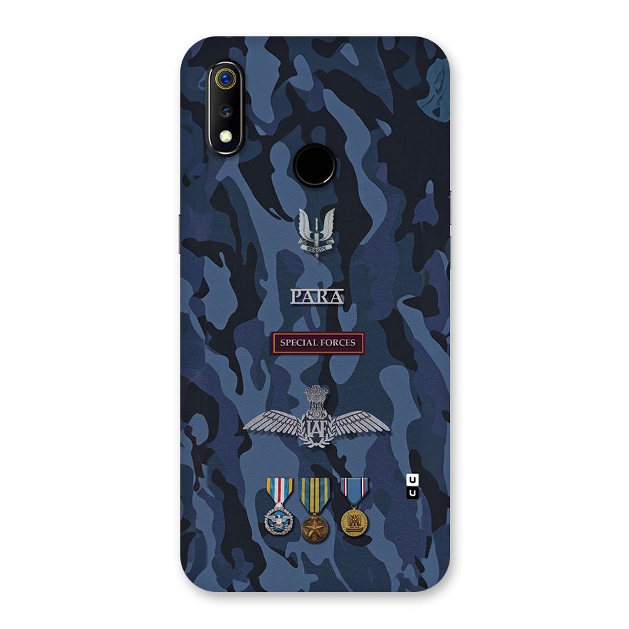 Special Forces Badge Back Case for Realme 3
