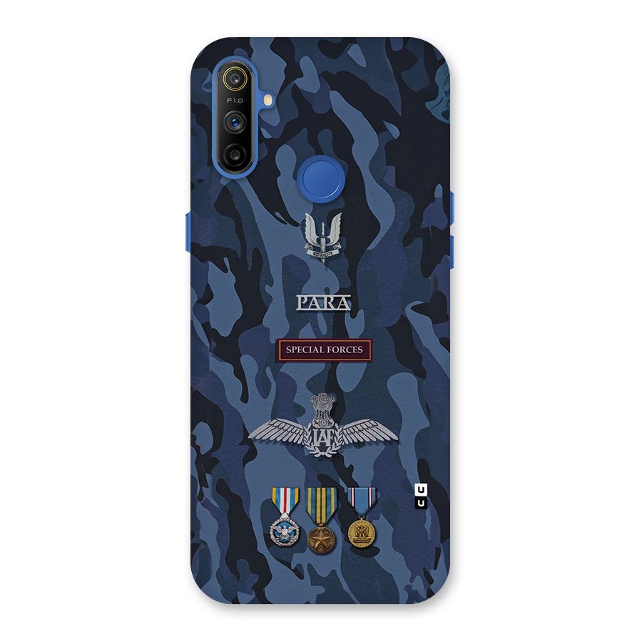 Special Forces Badge Back Case for Realme Narzo 10A