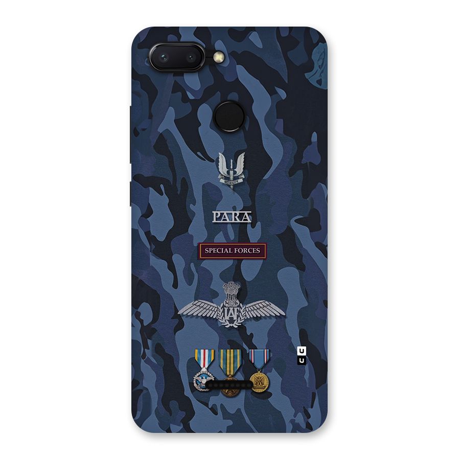 Special Forces Badge Back Case for Redmi 6