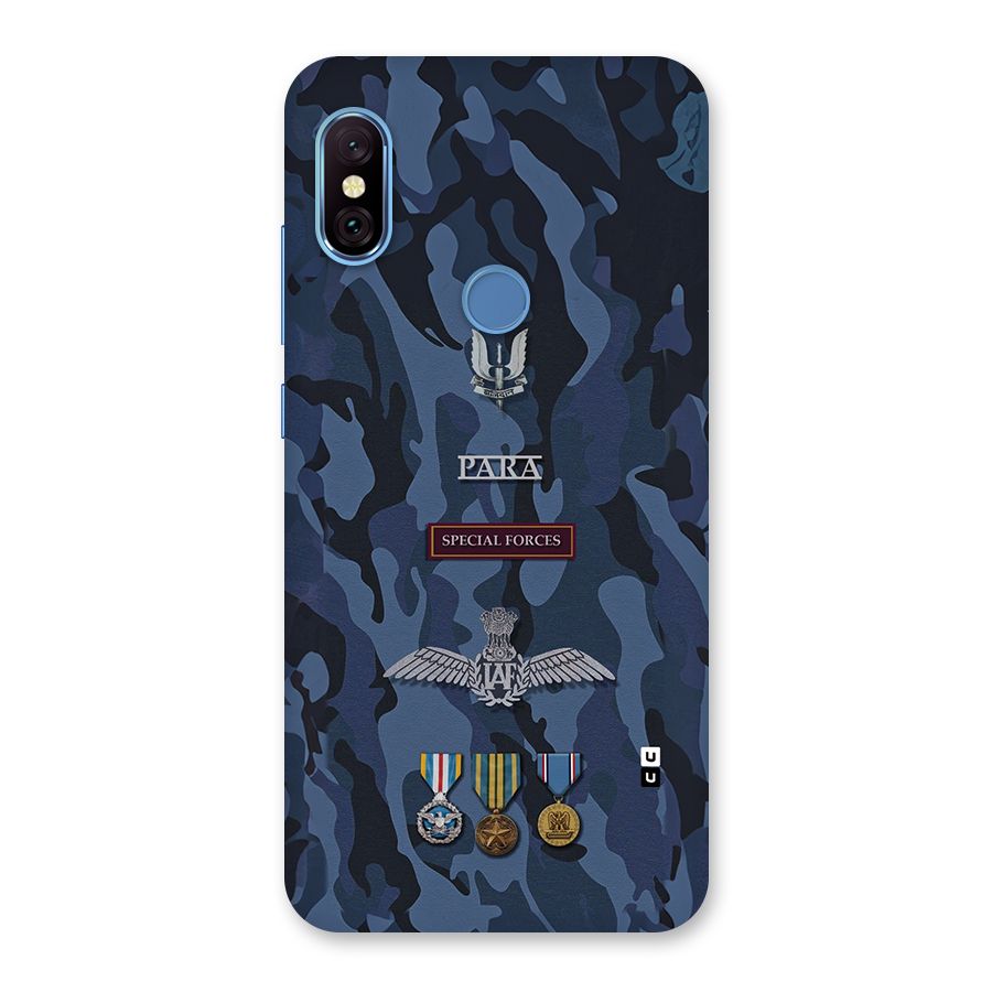 Special Forces Badge Back Case for Redmi Note 6 Pro