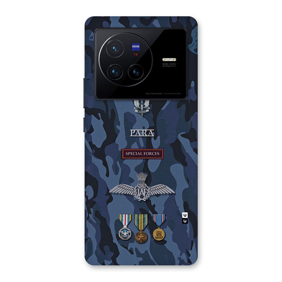 Special Forces Badge Back Case for Vivo X80