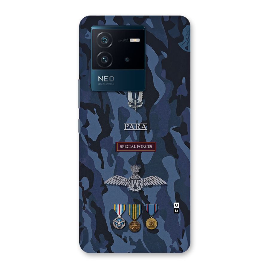 Special Forces Badge Back Case for Vivo iQOO Neo 6 5G