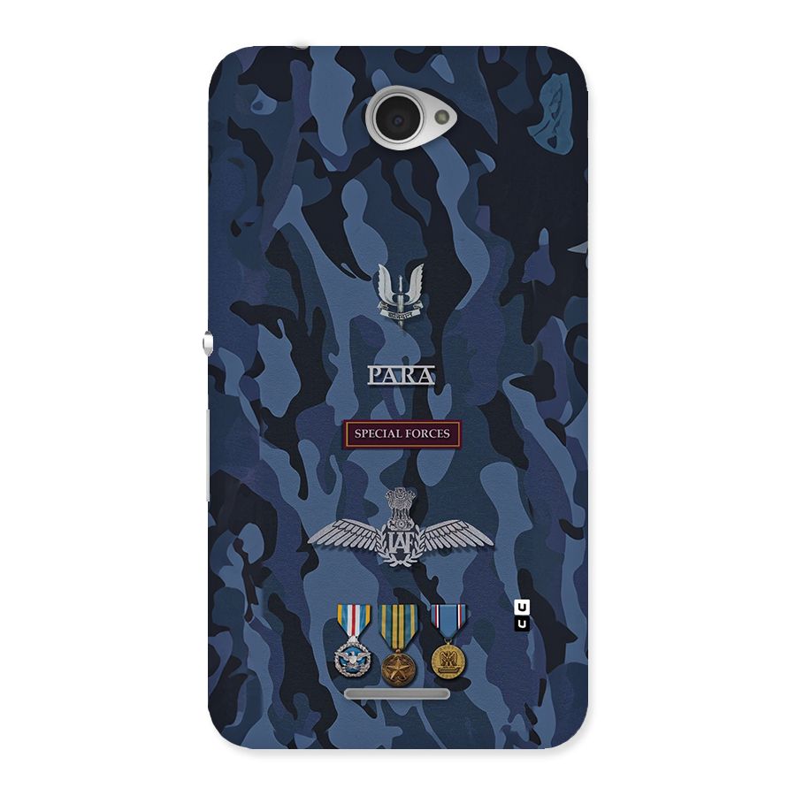 Special Forces Badge Back Case for Xperia E4