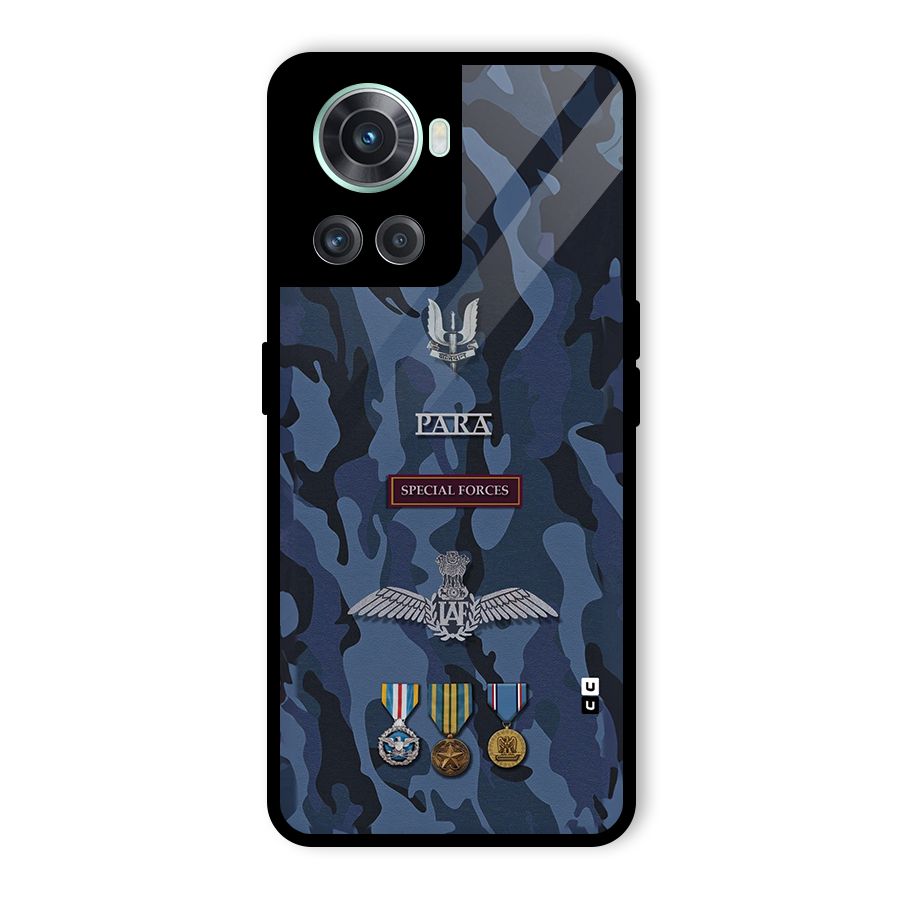 Special Forces Badge Glass Back Case for OnePlus 10R